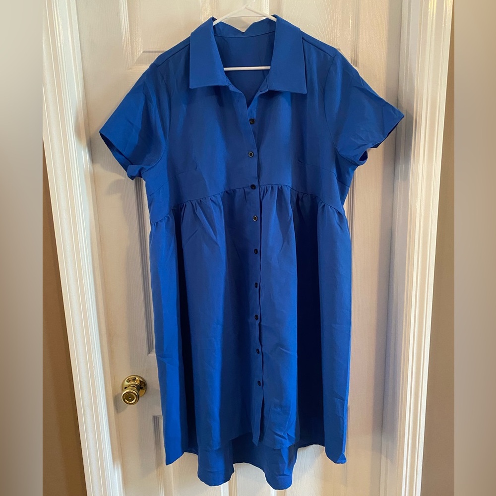 SHEIN Curve Royal Blue Garment